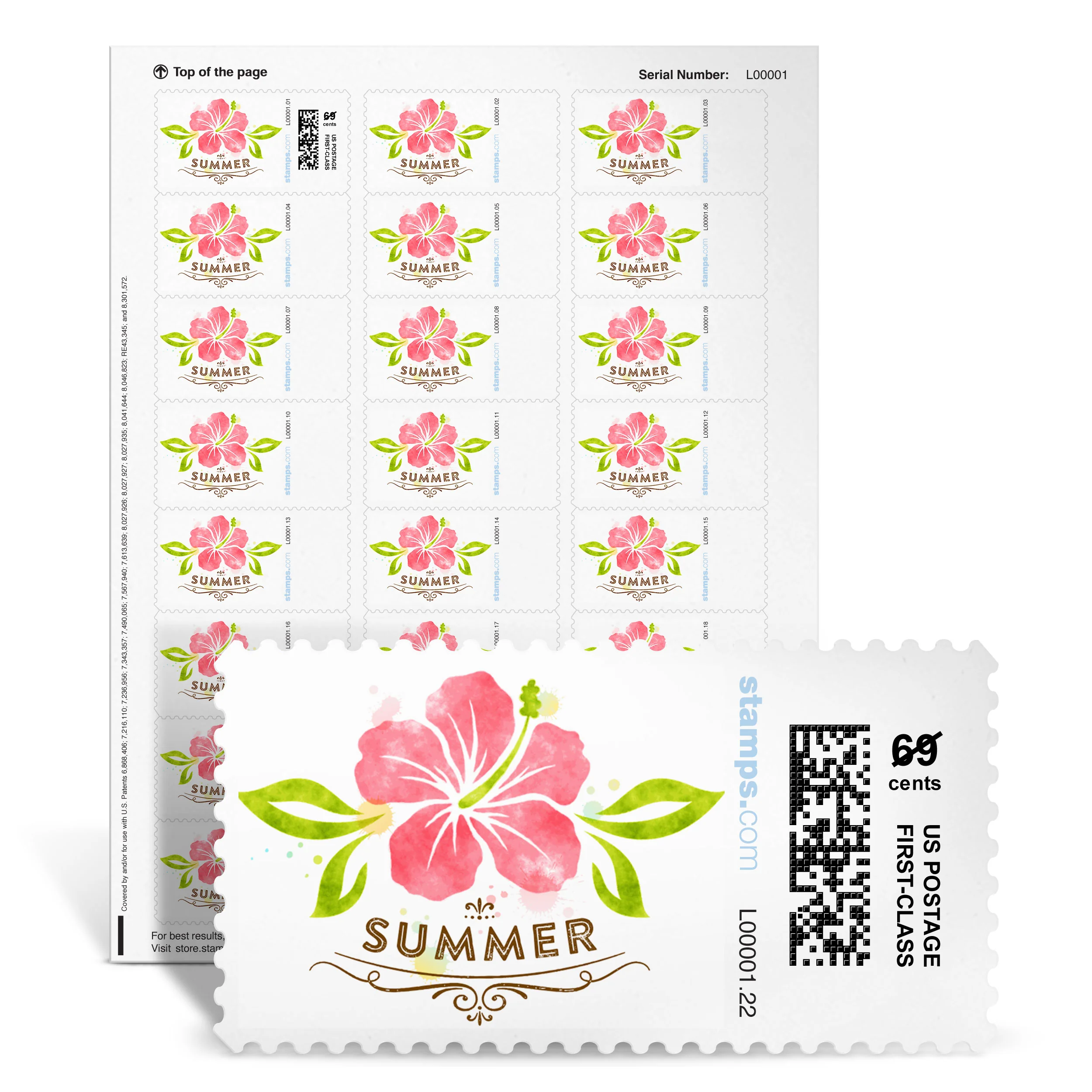 Summer Flower NetStamps