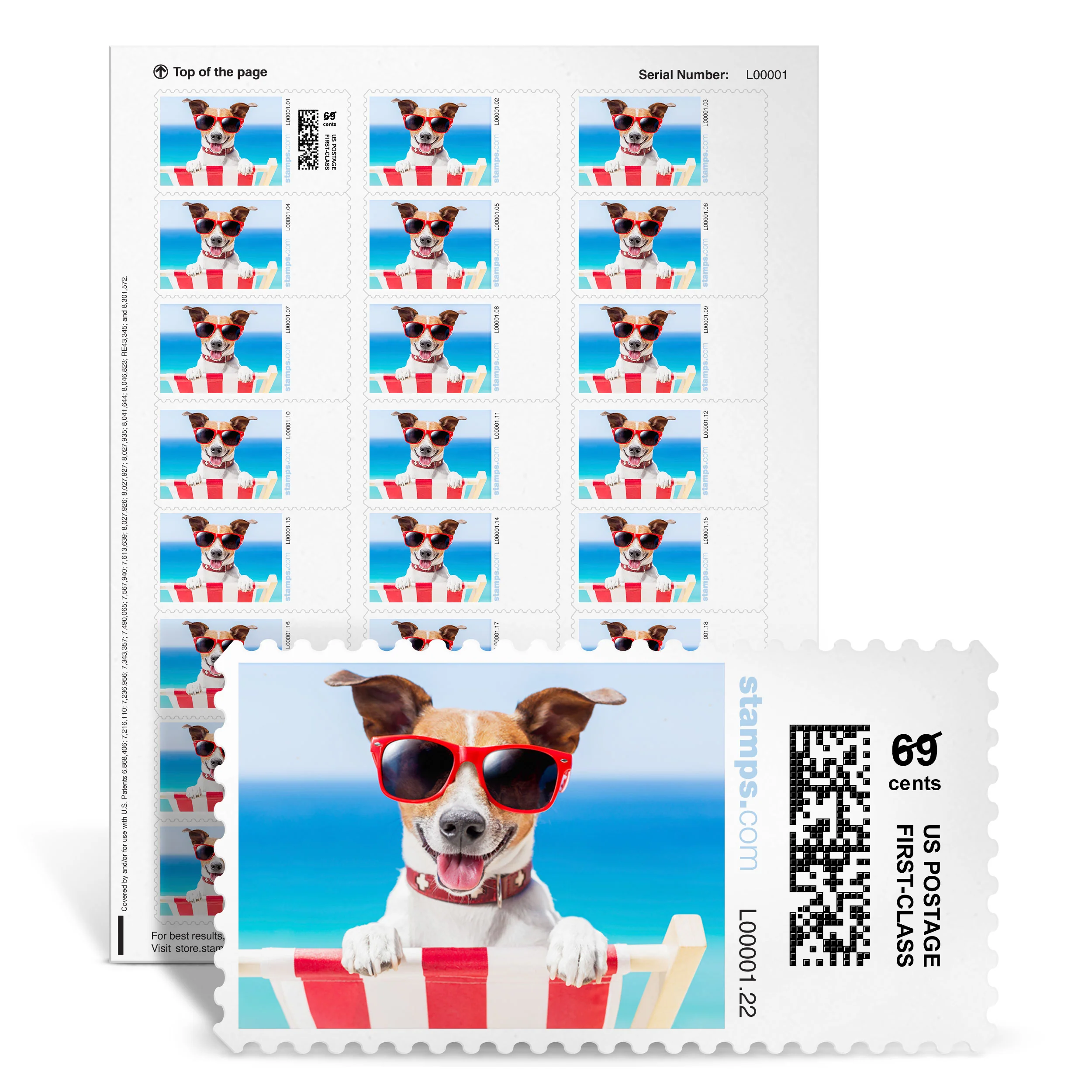 Summer Pup NetStamps