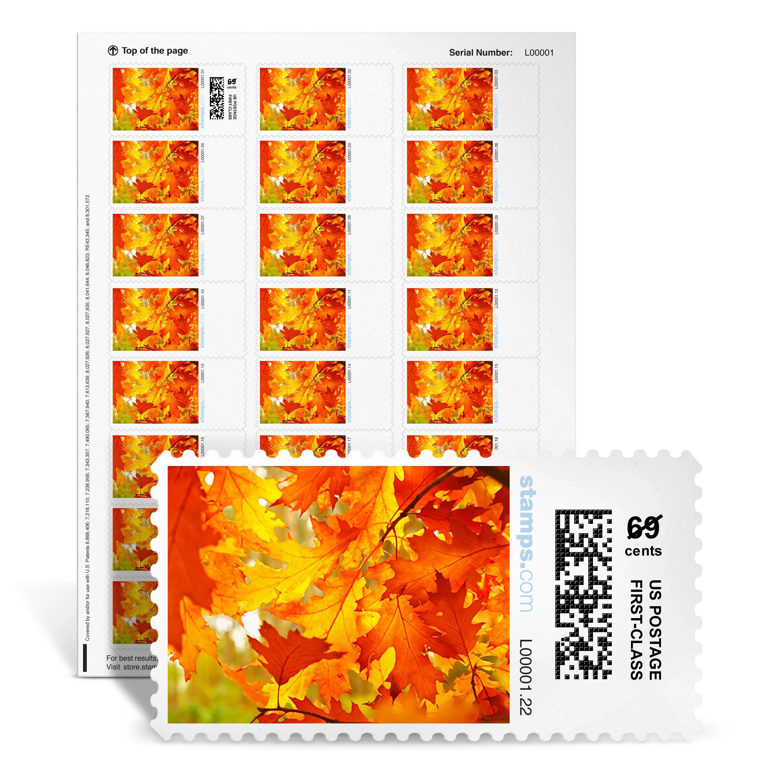Turning Leaves NetStamps